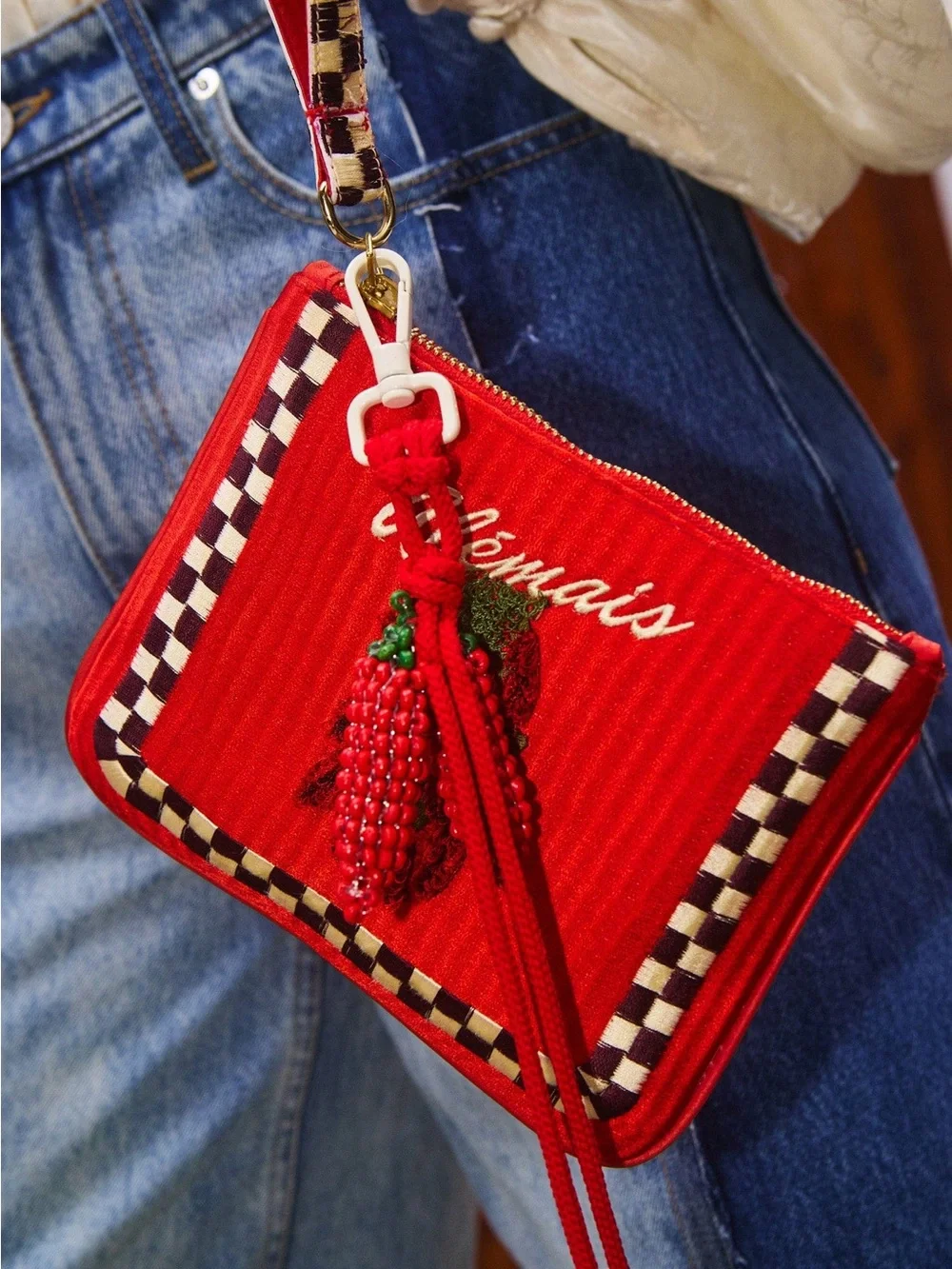 Alemais wristlet clutch